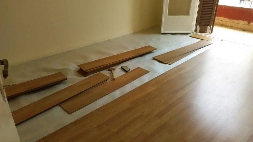 Εγκατάσταση Laminate Πατώματος στο κέντρο της Θεσσαλονίκης