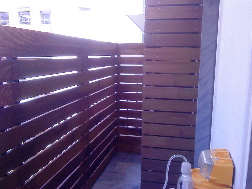 εγκατάσταση deck από τροπική ξυλεία